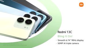 Redmi 13C Smartphone (8GB RAM + 256GB ROM) Smooth 90Hz | 6.74’‘ Display | 50MP AI Triple Camera | 5000mAh Long Lasting Battery