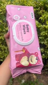 พร้อมส่ง ทิชชู่เปียก กระดาษทิชชู่เปียก PIKA 1ห่อมี 80 แผ่น แผ่นทำความสะอาด ปราศจากน้ำหอมและแอลกอฮอร์