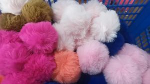 HUMAIRA Gantungan Pom Pom Bulu Gantungan Tas Lucu - CC009
