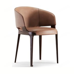 เก้าอี้ทานอาหารหรูหราสไตล์อิตาลี เก้าอี้รับแขกแบบมีที่พิง สไตล์ดีไซน์เนอร์ สำหรับห้องอาหาร บาร์ ร้านกาแฟ บ้าน โรงแรม