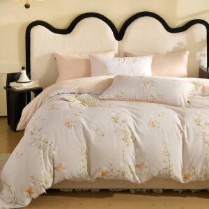 DOHIA | Flannel Pure Cotton Four-Piece Set for Autumn and Winter Extra Thick