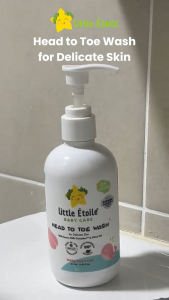 Little Étoile Care Head To Toe Wash For Delicate Skin (0+ Months) - Nature-derived Ingredients & Skin Eye Safety Certified