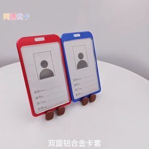 Tempat Id Card Holder Alloy Aluminium 1 Kartu Frame Casing Kartu Id Card Aluminium KTP MEMBER EToll Name Tag Aloy ID Card 1 Kartu Premium
