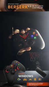 Neolution E-Sport Gaming Controller Berserk V.2 Joy Games การเล่น บิดู ควบคุมตา เคลื่อนไหวของ คอนโทรลเลอร์ ไร้สาย