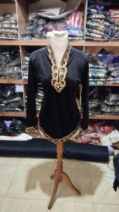 Kebaya Bludru Kartini Bordir Stik Terbaru