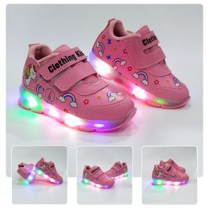 Sepatu Anak Unicorn Fashion Import Murah Lampu LED