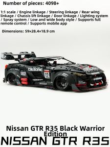 GULY | RC Black Samurai GTR Widebody Lowrider Modified Model Kit