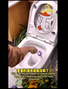 Disposable Silicone Toilet Cleaner One Time Toilet Bowl Brush