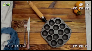 KomoreCC กระทะขนมครก กระทะทำขนม กระทะหลุม 14หลุม ไข่นกกระทา ทาโกะยากิ ใช้กับเตาแก็ส กระทะหลุม กระทะทำขนม