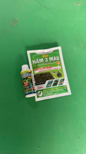 COMBO 1 Gói Nấm 3 Màu 200gr +1 chai Bám Dính 120ml | Phòng Trừ Nấm Bệnh Rệp Sáp Côn Trùng Hại Cây