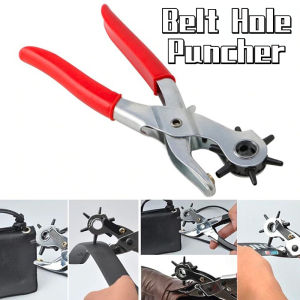 Hole Puncher Revolving Leather Strap Watch Band Belt Home Round Hole Belt Puncher Belt Punching Tool