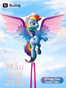 Easy Fly Pony-Themed Kite for Girls