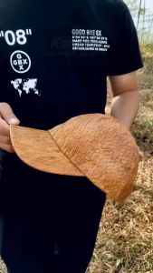 Topi Aesthetic Bahan Kulit Kayu Honay
