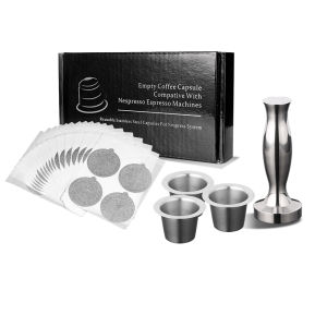 Stainless Steel Coffee Filter Cups & Reusable Nespresso Capsules: A Guide to DIY Coffee Brewing