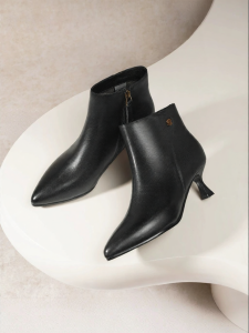 Reddragonfly | High Heel Pointed Fine Heel Genuine Leather Shoes for Middle-aged Women