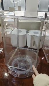 Acrylic Luxury Bag Case: Large Size Clear Dustproof Display Box