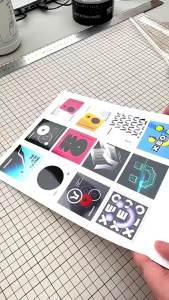 20 Packs DIY Fridge Magnets Set Acrylic Clear Square Fridge Magnet with Adhesive Backing Photo Frame Fridge Magnet Craft Gifts