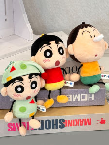 Cute Ant Body Plush Keychain Anime Doraemon Cartoon Doll Hanging Ornament Polyester Fiber Official Authentic Collectible Toy