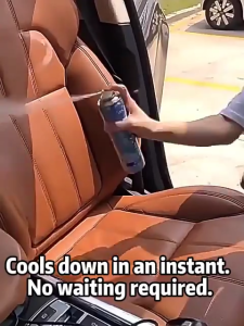 260ml Cooling Spray Summer Home Car Dual-Use Dry Ice Cooling Spray Long-lasting Quickly Cool Down