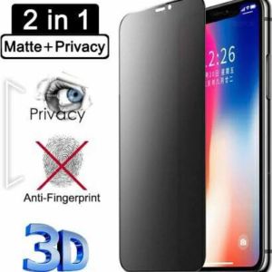 Tempered Glass Anti Spy Matte Premium Glass Untuk HP Redmi Note 9 Note 9 Pro Note 9 Promax Note 9T Note 9S Note 10 Note 10 Pro Note 10 Promax Note 10 5G Note 10 Lite Note 10S Note 10T Anti Gores Privacy Full Layar Full Cover