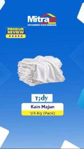 Tidy Kain Majun Pembersih 1/4 Kg ( Pack )