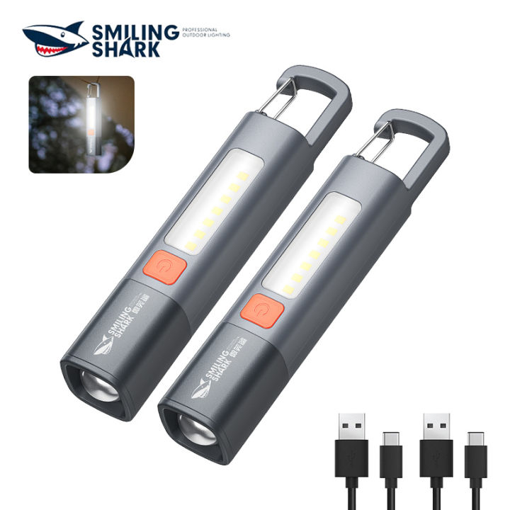 Smiling Shark SD1023 LED Torch Light XPE Super Bright Flashlight