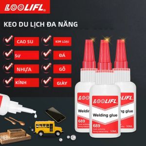 Keo Đặc Biệt Cho Gỗ-Nhanh Khô Cao Su Trắng Đa Năng Siêu Keo Hàn Dầu Sàn Chế Biến Gỗ Liên Kết Mạnh Mẽ 50ML