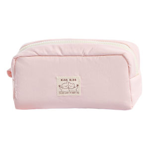 School Stationery Pencil Case Large Capacity Cute Pattern Pouch for Students Office Art Supplies Organizer Durable Pencil Bag