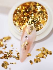 Giấy bạc nail  giấy nhún vàng bạc trang trí móng
