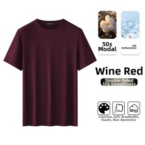 MiiOW | High-Quality Cool Silk Modal Breathable Short Sleeve T-Shirt