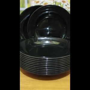 PROMO MURAH 12 PCS PIRING MAKAN MELAMIN TEBAL BULAT CEKUNG DIAMETER 23CM