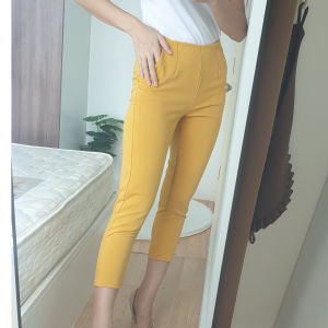 กางเกงผ้าฮานาโกะ 7 ส่วน(( พร้อมส่ง )) กางเกงขาเดฟ กางเกงขายาว ผู้หญิง