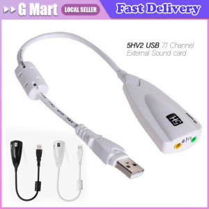 USB Sound Card Virtual 7.1 3D External USB Audio Adapter USB To Jack 3.5mm Earphone Microphone Speaker for Laptop Notebook PC