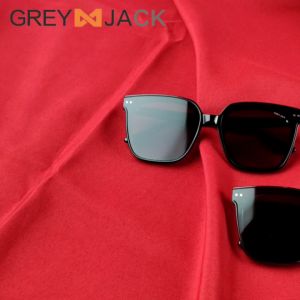 Grey Jack Kacamata Hitam Sunglasses Polarized Anti Uv400 Bentuk Kotak Korean Style Stylish Oversize Fashion Kekinian Keren 7507