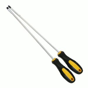 6x300 Magnetic Cross Screwdriver Vanadium Steel Philip Screwdriver Extended Long Handle Screwdriver