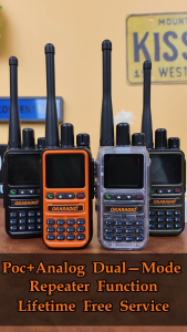 OKARADIO U88 Global Walkie Talkies Dual Mode -4G LTE PoC Radio with SIM Card UHF Band Two Way Radio Long Range 5000KM Global PTT 2-way Radios for Security Family Business Company Outdoor