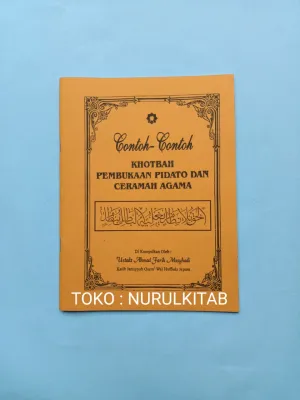 Buku Contoh contoh khutbah pembukaan pidato ceramh Dai agama