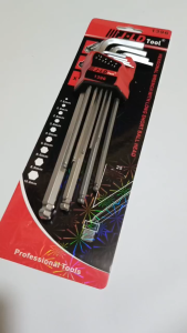 JLD Kunci L Set Panjang Hex Key 9 Pcs S2 Ball Point Hexagon L Key Bagus Wrench Ready Kunci L Tekiro