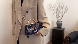 Tas Pesta Wanita LPK8809  Import Clutch Handbag Tas Bahu Wanita Tas Selempang Wanita