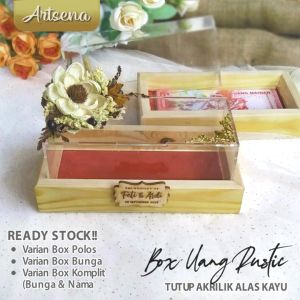 Kotak Uang Akrilik Estetik & Rustic: Pilihan Terbaik untuk Penyimpanan & Seserahan