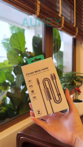 Aukey CB-DCC141 / CB-DCC142 CB-Circlet Blink 140W 1m/2m 2-in-1 DTY Braided USB-C to USB-C Cable (24 Months Warranty)