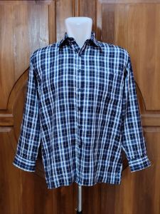 Kemeja Flanel Wind Face Outdoor Original Second Size L