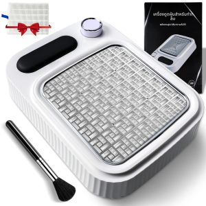 80W เครื่องดูดฝุ่นเล็บมืออาชีพเสียงรบกวนต่ําเล็บเจล Art CollectorReusable กรองเล็บ Collector Salon อุปกรณ์