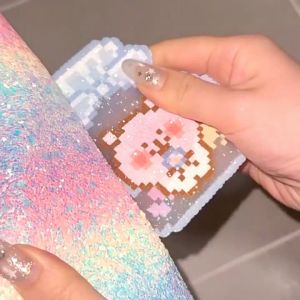 Rainbow Gradient Sparkling Sequin Fabric