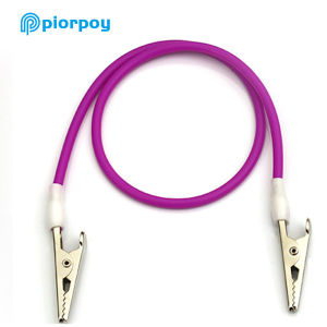 PIORPOY Dental Colourful Bib Clips 41cm Autoclavable Silicone Dental Patient Clip Scarf Clip Napkin Holder Dental Disposables