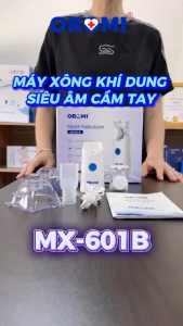Máy xông khí dung cầm tay OROMI MX-601B - Xông khí dung lưới nano cầm tay