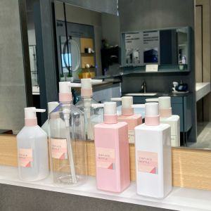 Large Capacity 1000ml Plastic Refill Bottle for Hair Salon Bath Soap Hand Wash European Style Pure Color Bathroom Liquid Dispenser