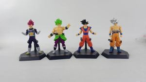 Bandai | 17-18CM Dragon Ball Z Ultra Instinct Goku Rosé Goku Black Gogeta Broly Vegeta PVC Action Figure Home Decor Gift