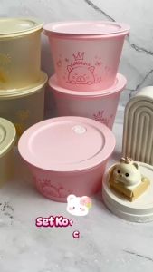 Set Isi 3 Tempat Makanan Anak Tahan Dingin Kotak Wadah Snack Anak Portable Food Container CJ181