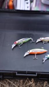 Kingdom Slow Sinking Minnow Fishing Lures 70mm 12g 55mm 7g Noise Long Casting Wobblers Artificial Hard Bait Freshwater Bass Lure